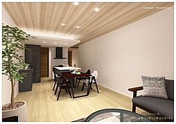 アルフラット　オリーブ 106 1階2LDKのリビング/ダイニング