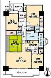 パストラルハイム豊橋壱番館 4LDKの間取図画像