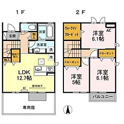 ソフィアドゥオ 3LDKの間取図画像