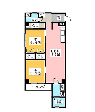 リベラほうしょう_間取り_0