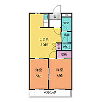 パストラル河和台　Ａ棟  ｜ 愛知県知多郡美浜町河和台３丁目（賃貸マンション2LDK・2階・46.00㎡） その2