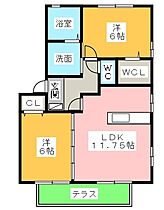 プルミエ　Ｂ棟  ｜ 愛知県知多郡武豊町字二ケ崎１丁目（賃貸アパート2LDK・1階・56.71㎡） その2