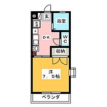 グランドールたから北館  ｜ 愛知県知多郡武豊町字西門（賃貸マンション1K・2階・25.26㎡） その2