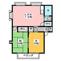 サンビレッジ住吉　Ｄ棟  ｜ 愛知県半田市住吉町３丁目（賃貸アパート2LDK・1階・54.26㎡） その2