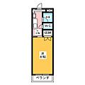 第2ハイツ竹長1階4.1万円
