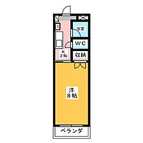 第2ハイツ竹長  ｜ 愛知県半田市星崎町３丁目（賃貸マンション1K・1階・26.10㎡） その2