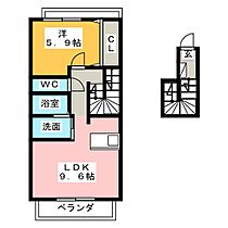 ＰＬＡＣＩＤＯプラシード  ｜ 愛知県半田市美原町２丁目（賃貸アパート1LDK・2階・46.55㎡） その2