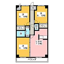 グランドソレーユ  ｜ 愛知県半田市仲田町２丁目（賃貸マンション3LDK・1階・70.20㎡） その2