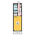 第3ハイツ竹長5階4.2万円
