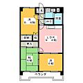 サンライズ旭5階5.4万円