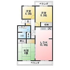 物件の間取り