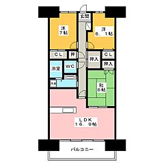 物件の間取り