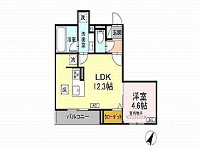 Ｋ　Ｆｒｏｎｔ 303 ｜ 愛知県春日井市上条町１丁目247（賃貸アパート1LDK・3階・40.29㎡） その2