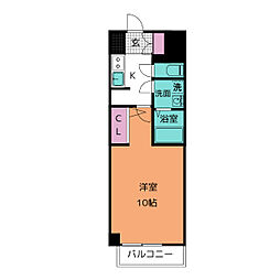 S-RESIDENCE春日井 1Kの間取図画像
