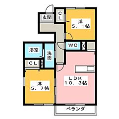 物件の間取り
