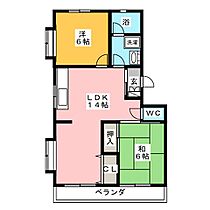 ロイヤルハイツ小林  ｜ 愛知県刈谷市泉田町絵下城（賃貸マンション2LDK・1階・55.10㎡） その2