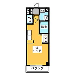 S&Fマンション ワンルームの間取図画像