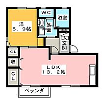 アミール勝川  ｜ 愛知県春日井市勝川町西２丁目（賃貸アパート1LDK・2階・46.60㎡） その2