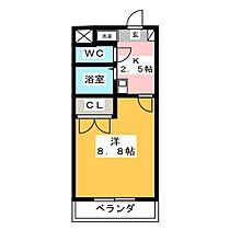 フォーワードハイツ勝川  ｜ 愛知県春日井市町田町２丁目（賃貸マンション1K・4階・24.90㎡） その2