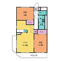 プリミエール如意申II  ｜ 愛知県春日井市如意申町４丁目（賃貸マンション2LDK・2階・59.80㎡） その2