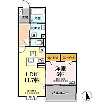 シャノワール 102 ｜ 愛知県春日井市西本町３丁目7番2、8番(未定)（賃貸アパート1LDK・1階・47.23㎡） その2