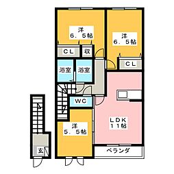 🉐敷金礼金0円！🉐アクア・ミル　Ｂ棟