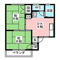 ニューあさひ  ｜ 愛知県津島市橘町１丁目（賃貸アパート2K・2階・35.53㎡） その2