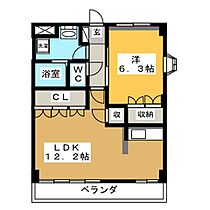 Ｇ　Ｆｏｒｅｓｔ　Ｎ  ｜ 愛知県津島市唐臼町東田面（賃貸マンション1LDK・2階・45.36㎡） その2