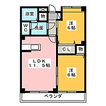 グリーンハイム・Ｔ  ｜ 愛知県津島市中之町（賃貸マンション2LDK・2階・57.96㎡） その2