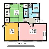 ねむの木タウン　Ｃ棟  ｜ 愛知県豊川市上野３丁目（賃貸アパート2LDK・2階・54.34㎡） その2