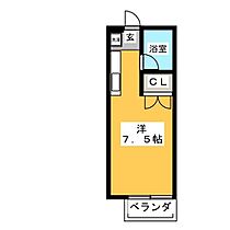 プリンスヒル　Ａ  ｜ 愛知県豊川市牛久保町城跡（賃貸アパート1R・2階・19.87㎡） その2