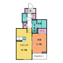 エバー・ピークスII 103 ｜ 愛知県豊川市西豊町３丁目87（賃貸アパート1LDK・1階・41.53㎡） その2