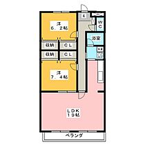 エスポワール  ｜ 愛知県豊川市御津町広石日暮（賃貸マンション2LDK・3階・77.95㎡） その2