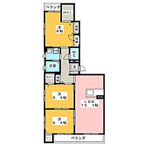 エステート雅  ｜ 愛知県豊川市新宿町１丁目（賃貸マンション3LDK・3階・83.51㎡） その2