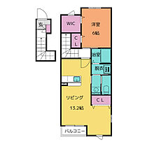 リバーフィールド  ｜ 愛知県豊川市御津町御馬西（賃貸アパート1LDK・2階・51.13㎡） その2