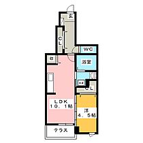 クレール石田  ｜ 愛知県新城市石田字東末旨（賃貸アパート1LDK・1階・40.17㎡） その2