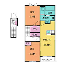 ドミールシャルム　Ａ 201 ｜ 愛知県豊川市古宿町市道56-1（賃貸アパート2LDK・2階・56.12㎡） その2