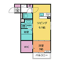 レクエルド 102 ｜ 愛知県豊川市蔵子６丁目7番14（賃貸アパート1LDK・1階・34.76㎡） その2