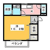 サープラス葵  ｜ 愛知県豊川市伊奈町古当（賃貸アパート1K・2階・32.65㎡） その2