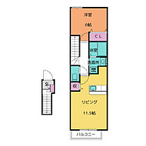 ヴィラプレッソ  ｜ 愛知県新城市平井字原（賃貸アパート1LDK・2階・44.70㎡） その2