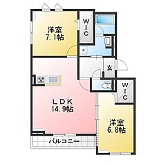 物件の間取り