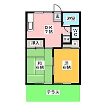 メゾンセラータＡＯＫＩ  ｜ 愛知県豊田市宮上町５丁目（賃貸アパート2DK・1階・39.74㎡） その2