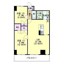 カーサエレベートII  ｜ 愛知県豊田市東新町２丁目（賃貸マンション2LDK・8階・76.18㎡） その2