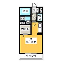 セジュール・オッツＭ  ｜ 愛知県豊田市梅坪町９丁目（賃貸アパート1R・2階・26.71㎡） その2