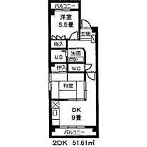 バンブール　32  ｜ 愛知県豊田市月見町２丁目（賃貸マンション2LDK・1階・51.61㎡） その2