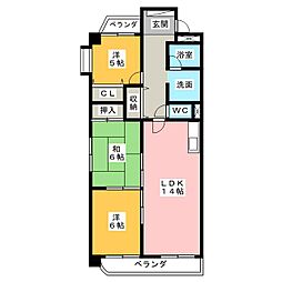 ル・プラン 3LDKの間取図画像