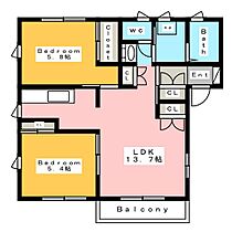 ｍ.ｍ　ＬＩＦＥ　　　エムエムライフ  ｜ 愛知県安城市箕輪町鳥屋金（賃貸アパート2LDK・1階・53.80㎡） その2