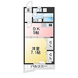プレミール・TN 1DKの間取図画像