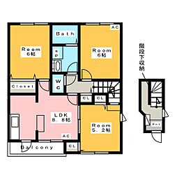 ロジュマン・エル 3LDKの間取図画像