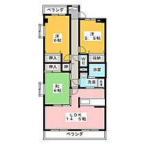 メッツア蔵王  ｜ 愛知県犬山市大字犬山字西古券（賃貸マンション3LDK・2階・79.28㎡） その2